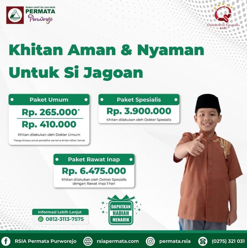 biaya sunat di Purworejo